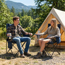 Folding Camping Chair with Mesh Back and Carrying Bag by LJGDeals