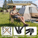 Folding Camping Chair with Mesh Back and Carrying Bag by LJGDeals