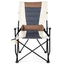 Folding Camping Chair with Cup Holder Armrest and Lumbar Pillow by LJGDeals