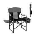 Folding Camping Directors Chair with Cooler Bag and Side Table by LJGDeals
