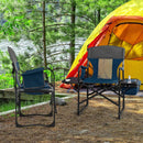 Folding Camping Directors Chair with Cooler Bag and Side Table by LJGDeals