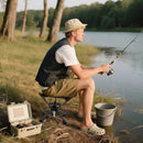 Folding Camping Stool 360¬∞ Swivel Hunting Chair with Anti-Sink Feet by LJGDeals