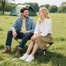 Folding Camping Stool 360¬∞ Swivel Hunting Chair with Anti-Sink Feet by LJGDeals