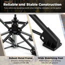 Folding Camping Stool 360¬∞ Swivel Hunting Chair with Anti-Sink Feet