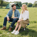 Folding Camping Stool 360¬∞ Swivel Hunting Chair with Anti-Sink Feet by LJGDeals