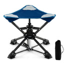 Folding Camping Stool 360¬∞ Swivel Hunting Chair with Anti-Sink Feet by LJGDeals