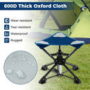 Folding Camping Stool 360¬∞ Swivel Hunting Chair with Anti-Sink Feet by LJGDeals