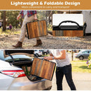 Folding Camping Table with Adjustable Heights Storage Net & Handle by LJGDeals