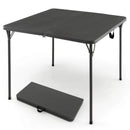 Folding Camping Table with All-Weather HDPE Tabletop and Rustproof Steel Frame by LJGDeals