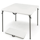 Folding Camping Table with All-Weather HDPE Tabletop and Rustproof Steel Frame by LJGDeals