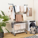 4-tier Clothes Drying Rack with Rotatable Side Wings and Collapsible Shelves by LJGDeals