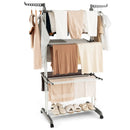 4-tier Clothes Drying Rack with Rotatable Side Wings and Collapsible Shelves by LJGDeals