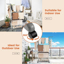 4-tier Clothes Drying Rack with Rotatable Side Wings and Collapsible Shelves by LJGDeals