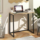 31 Inch Space-saving Folding Computer Desk for Home Office-Natural by LJGDeals