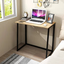 31 Inch Space-saving Folding Computer Desk for Home Office-Natural by LJGDeals