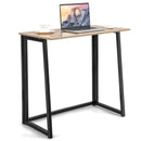 31 Inch Space-saving Folding Computer Desk for Home Office-Natural by LJGDeals