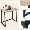 31 Inch Space-saving Folding Computer Desk for Home Office-Natural by LJGDeals