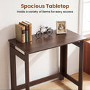 Folding Console Table with Space-Saving Design by DirectDeals