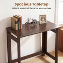 Folding Console Table with Space-Saving Design by LJGDeals