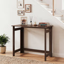 Folding Console Table with Space-Saving Design by DirectDeals