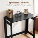 Folding Console Table with Space-Saving Design by LJGDeals