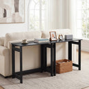 Folding Console Table with Space-Saving Design by LJGDeals