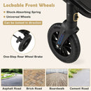 3-in-1 Folding Convertible Newborn Stroller with Detachable Bassinet by LJGDeals