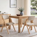 Folding Dining Chairs Set of 2 with Cushioned Seats by LJGDeals