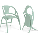 Folding Dining Chairs Set of 2 with Armrest and High Backrest by LJGDeals