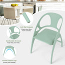 Folding Dining Chairs Set of 2 with Armrest and High Backrest by LJGDeals