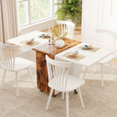 Folding Dining Table 3-in-1 Space-Saving Drop Leaf Kitchen Table with Lockable Wheels by LJGDeals