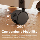 Folding Dining Table 3-in-1 Space-Saving Drop Leaf Kitchen Table with Lockable Wheels by LJGDeals