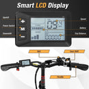 Folding Electric Bicycle for Adults with 20-Inch Fat Tires Snow E-Bike by LJGDeals