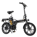 Folding Electric Bicycle with 500W Brushless Motor and Dual Disk Brakes by DirectDeals
