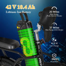 Folding Electric Bicycle with 500W Brushless Motor and Dual Disk Brakes by DirectDeals