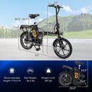 Folding Electric Bicycle with 500W Brushless Motor and Dual Disk Brakes by LJGDeals