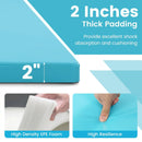 4-Panel PU Leather Folding Exercise Mat with Carrying Handles by LJGDeals