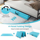 4-Panel PU Leather Folding Exercise Mat with Carrying Handles by LJGDeals