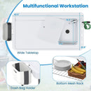 2 in 1 Folding Fish Cleaning Table with Sink and Faucet for Patio BBQ by LJGDeals