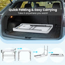 2 in 1 Folding Fish Cleaning Table with Sink and Faucet for Patio BBQ by DirectDeals
