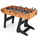 Folding Foosball Table with 22 Players and Slide Scorers Space-Saving Game Table by LJGDeals