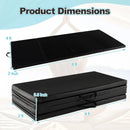 Folding Gymnastics Mat with Carry Handles and Sweatproof Detachable PU Leather Cover by LJGDeals