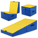 Folding Incline Yoga Gymnastics Tumbling Mat with EPE Foam by LJGDeals