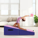 Folding Incline Yoga Gymnastics Tumbling Mat with EPE Foam by LJGDeals