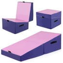 Folding Incline Yoga Gymnastics Tumbling Mat with EPE Foam by LJGDeals