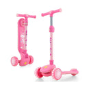 Folding Kids Scooter with Extra Wide Deck and LED Lighted PU Wheels by LJGDeals