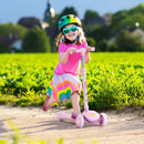 Folding Kids Scooter with Extra Wide Deck and LED Lighted PU Wheels by LJGDeals