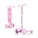 Folding Kids Scooter with Extra Wide Deck and LED Lighted PU Wheels by LJGDeals
