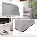 Folding Lazy Sofa Chair Stylish Sofa Couch Beds Lounge Chair W/Pillow by LJGDeals