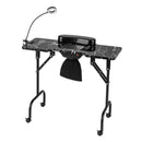 Folding Manicure Nail Table with Electric Dust Collector by LJGDeals